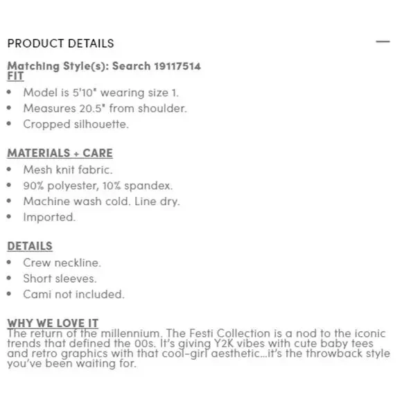 Torrid Festi Cropped Mesh Exposed Seam Top 00 in Multi Color - Picture 11 of 12